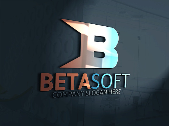 Beta Soft / B Letter Logo in Logo Templates - product preview 1
