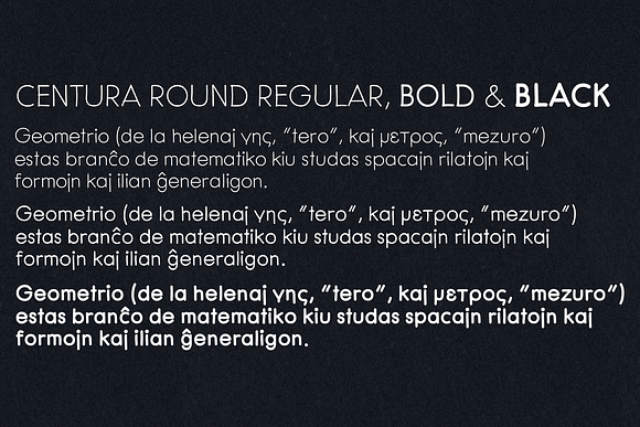 Centura Round - 3 fonts in Display Fonts - product preview 2