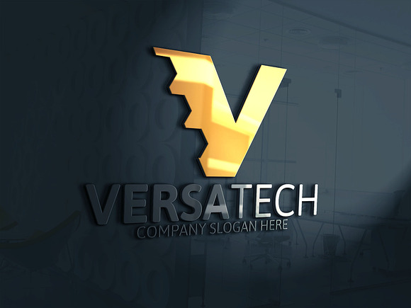 Versatech / V Letter Logo in Logo Templates - product preview 1