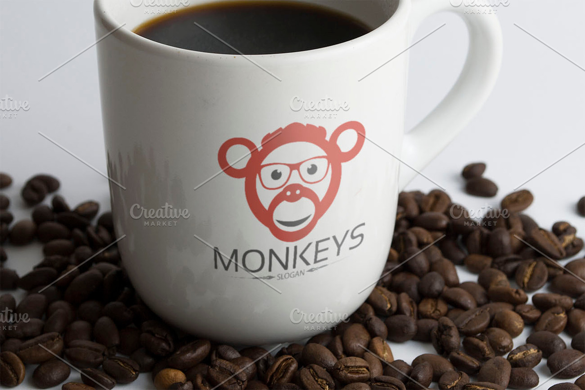 Monkey Logo in Logo Templates - product preview 8