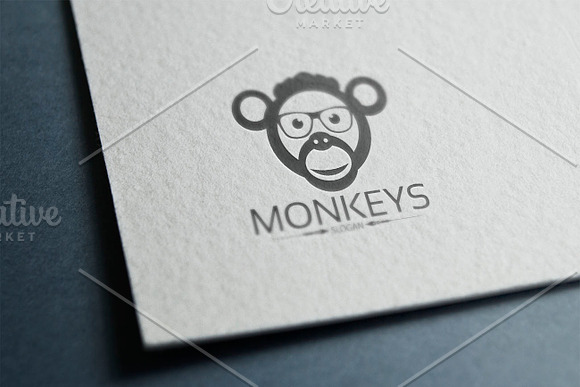 Monkey Logo in Logo Templates - product preview 1