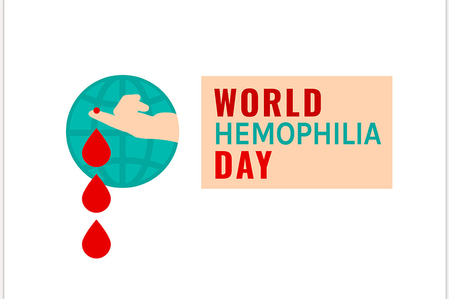 Hemophilia Day Poster in Illustrations - product preview 8