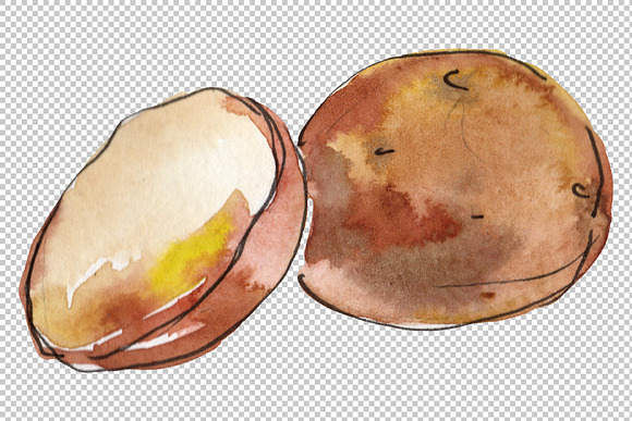 Steak Watercolor png  in Illustrations - product preview 2