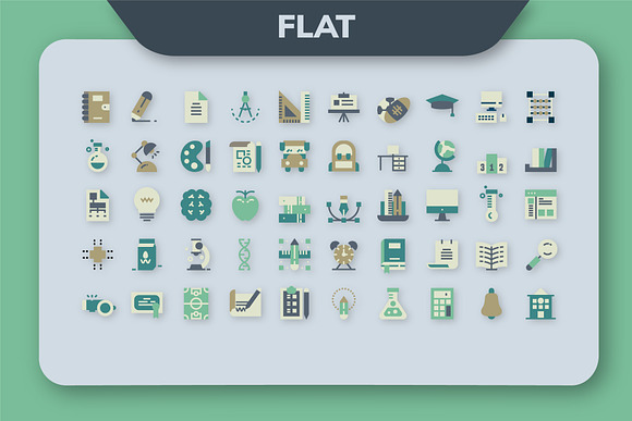 200 Education icon pack in Icons Packs - product preview 3