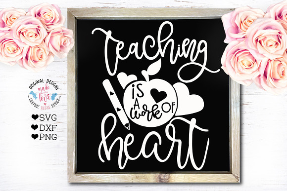Teaching is a Work of Heart in Illustrations - product preview 1