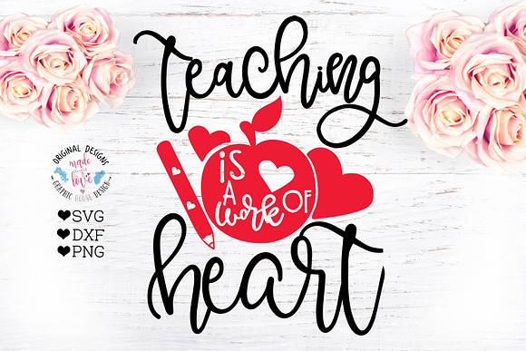 Teaching is a Work of Heart in Illustrations - product preview 2