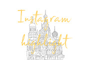 St Petersburg Russia Instagram Icon