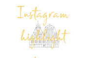 Riga Latvia Instagram Icon