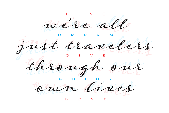 We’re all just travelers quote in Objects - product preview 2