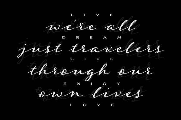 We’re all just travelers quote in Objects - product preview 3