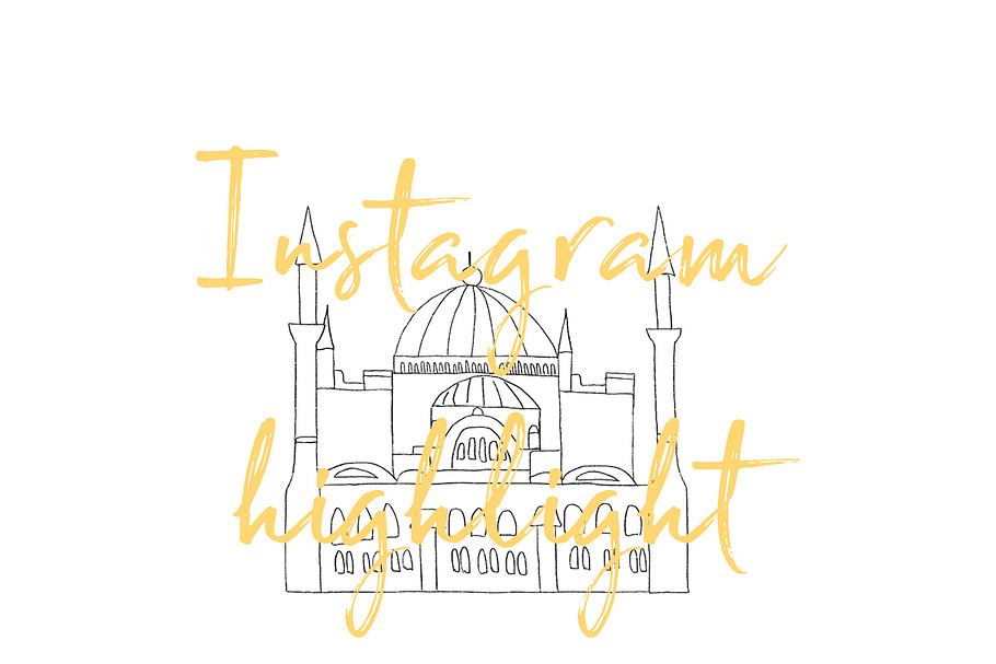Istanbul Turkey Instagram Icon in Icons - product preview 8