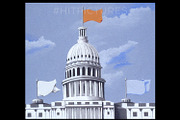 DC Capitol Handmade Illustration