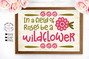 In a field of Roses be a wildflower