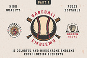 Baseball Emblems Part 1