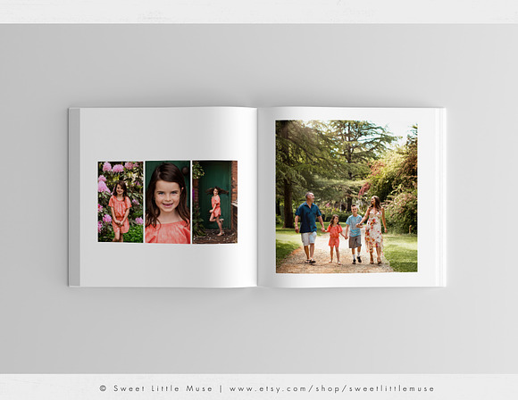 Photo Book Template for Photoshop in Magazine Templates - product preview 5