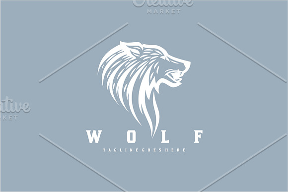 Majestic Wolf in Logo Templates - product preview 1