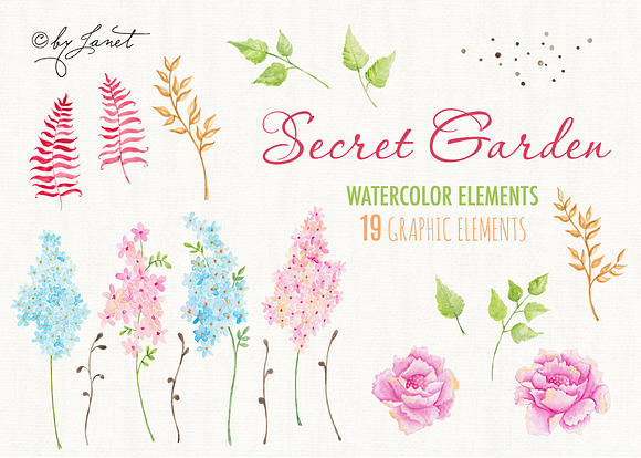 Secret Garden in Illustrations - product preview 1
