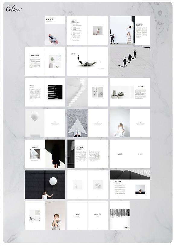 LENS' Photography Portfolio Template in Magazine Templates - product preview 11