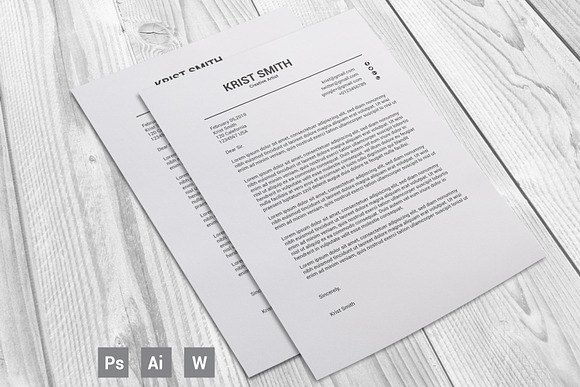 Clean Cv-Resume in Resume Templates - product preview 4