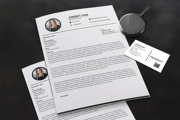 Minimal Resume/CV Template  in Resume Templates - product preview 10