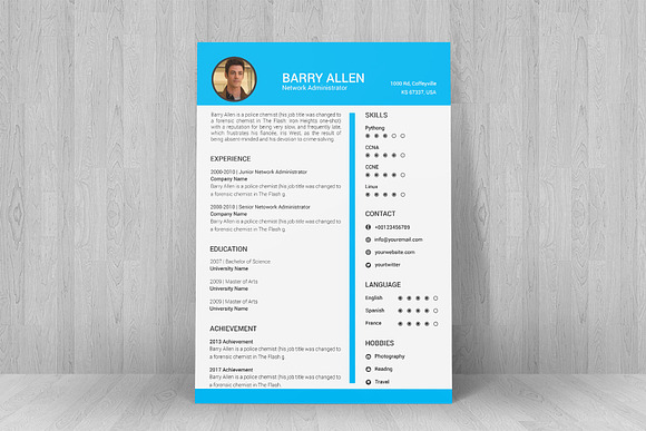 Word Resume & Cover Letter Template in Letter Templates - product preview 9