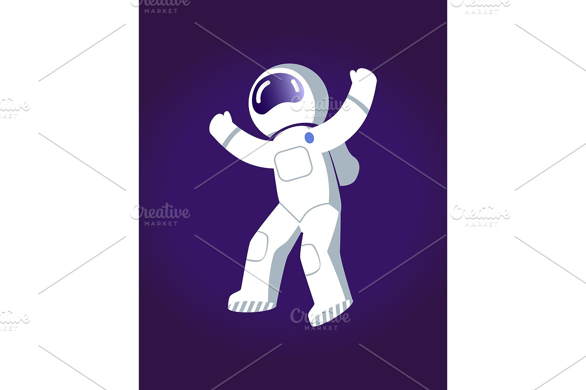 Astronaut in Space Poster Vector in Objects - product preview 8