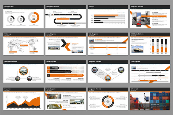 World Trade in Presentation Templates - product preview 1