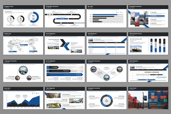 World Trade in Presentation Templates - product preview 2