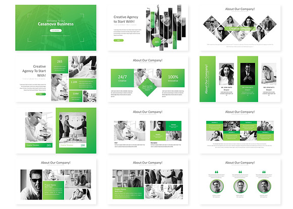 Casanova - Powerpoint Template in PowerPoint Templates - product preview 1