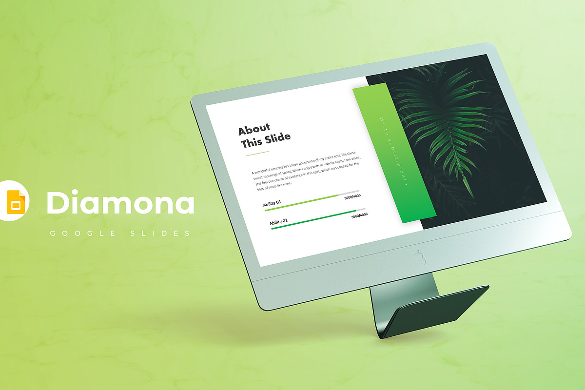 Diamona - Google Slide Template in Google Slides Templates - product preview 8