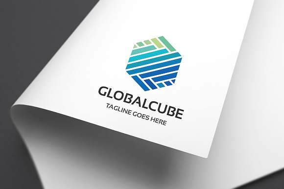 Global Cube Pro Logo in Logo Templates - product preview 1