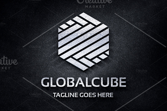 Global Cube Pro Logo in Logo Templates - product preview 2