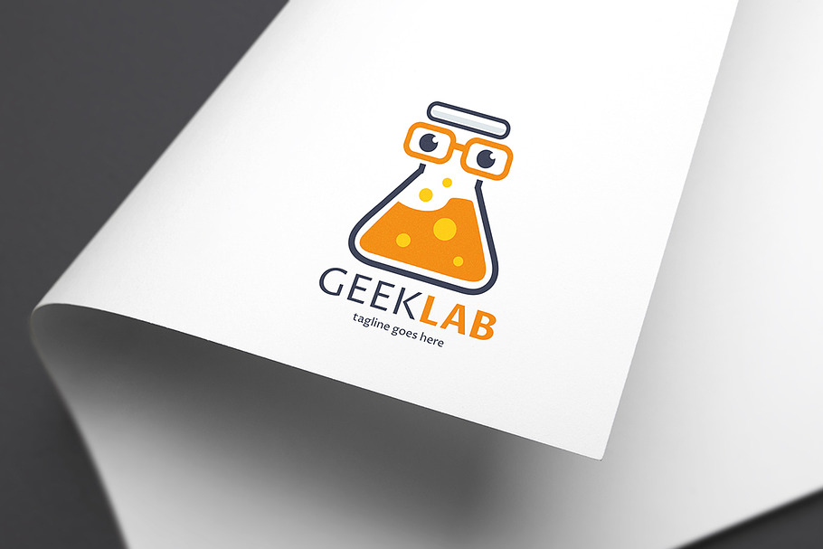 Geek Laboratory Pro Logo in Logo Templates - product preview 8