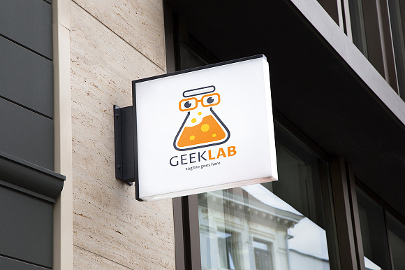 Geek Laboratory Pro Logo in Logo Templates - product preview 2