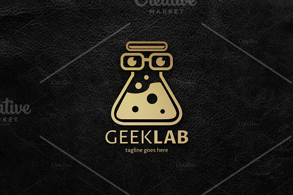 Geek Laboratory Pro Logo in Logo Templates - product preview 3