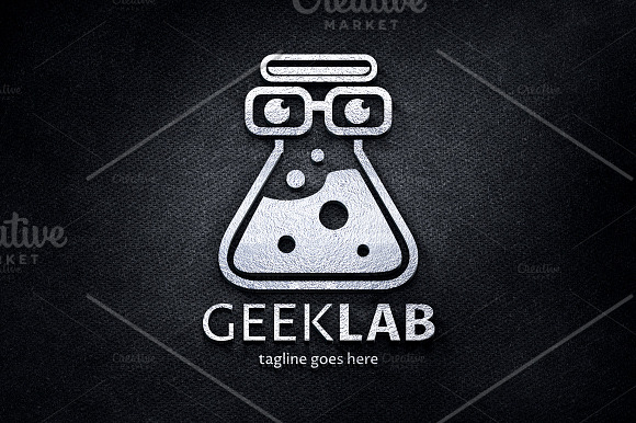 Geek Laboratory Pro Logo in Logo Templates - product preview 5