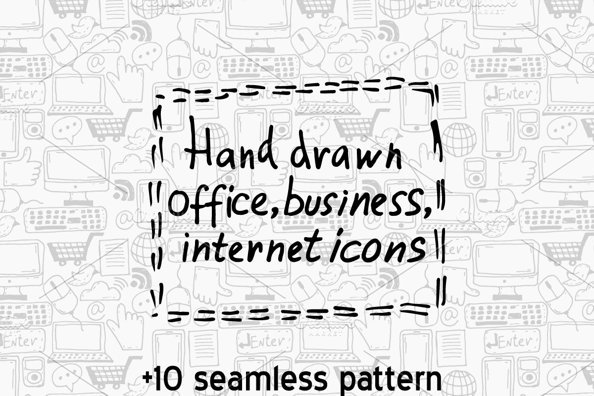 Hand drawn icons+patterns in Hand Drawn Icons - product preview 8