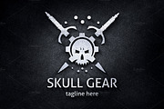 Gamer Skull Gear Logo