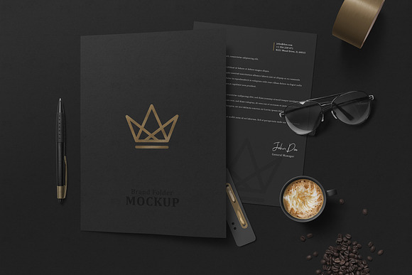 Black Branding Mockups Vol.3 in Branding Mockups - product preview 6