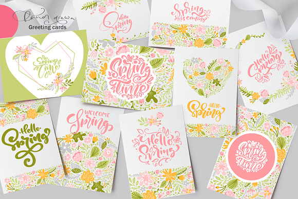 Fresh Feeling Spring Vector Kit SVG in Objects - product preview 3