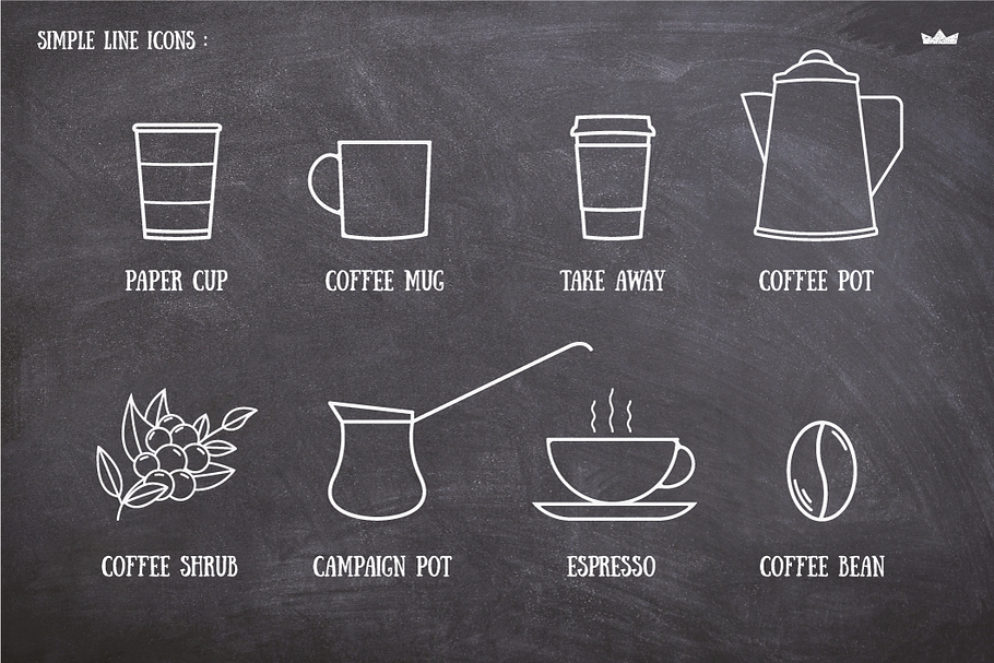 8 Line Coffee Icons in Illustrations - product preview 8