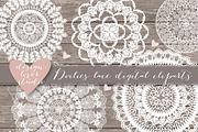Vector doily lace