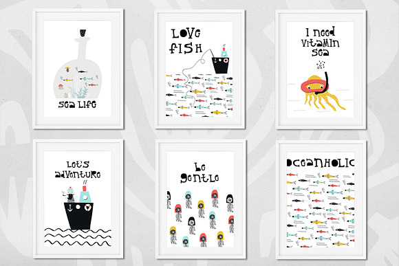 Nursery Posters - Big Set in Illustrations - product preview 8