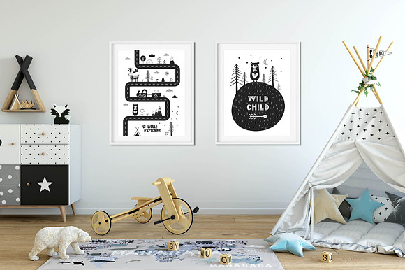 Nursery Posters - Big Set in Illustrations - product preview 9