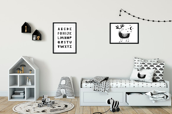 Nursery Posters - Big Set in Illustrations - product preview 13