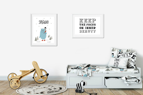 Nursery Posters - Big Set in Illustrations - product preview 16