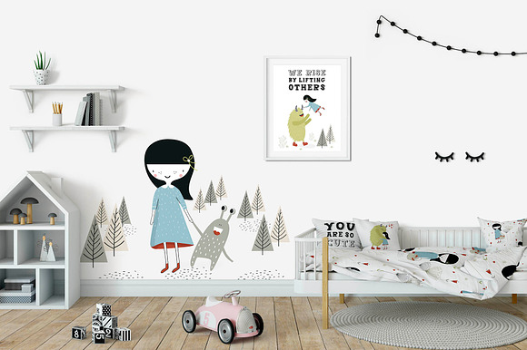 Nursery Posters - Big Set in Illustrations - product preview 17