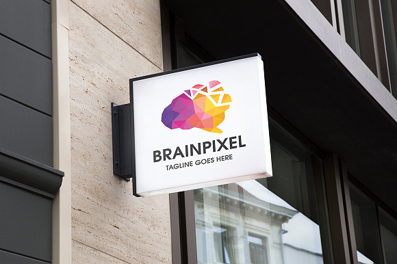 Brain Pixel Pro Logo in Logo Templates - product preview 2