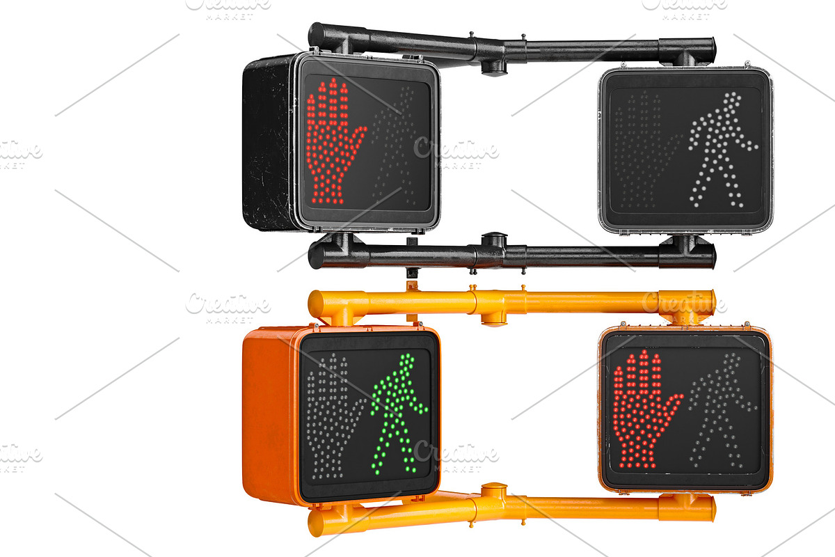 Traffic sign light urban in Objects - product preview 8