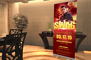 Swag Party Roll Up Banner Template